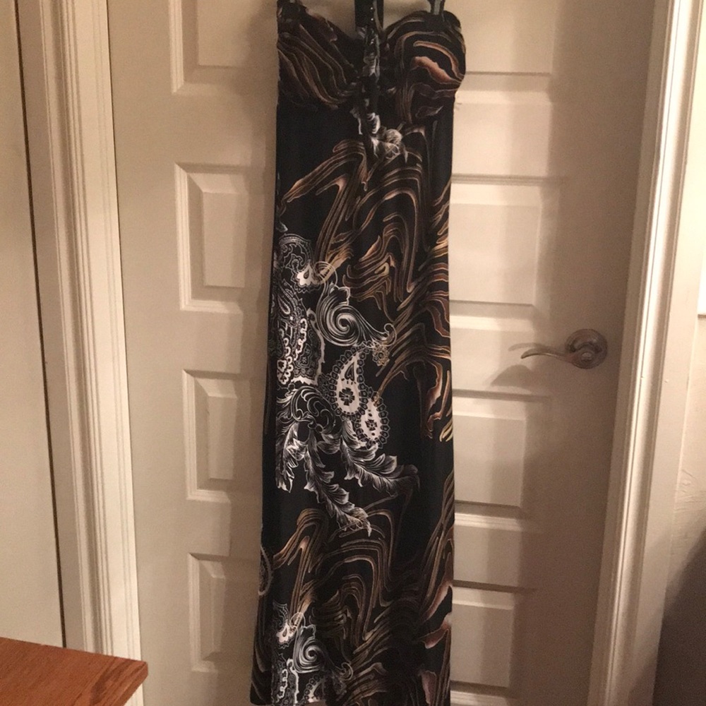 Sheer dress, tie up around neck.  New with tag.